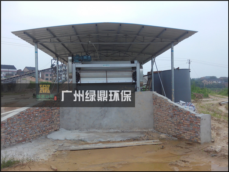 石材厂花岗岩石材泥浆处理设备应用案例 6